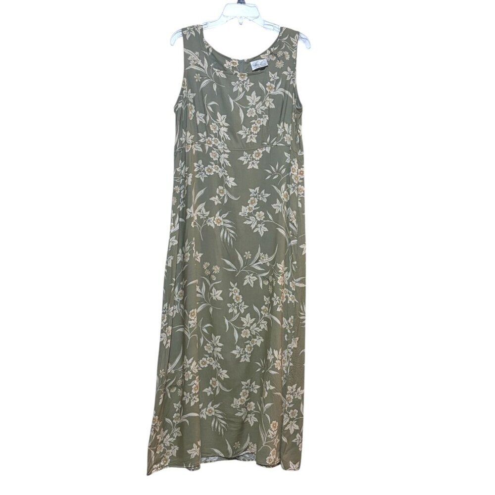 Vintage Kathie Lee Maxi Dress 14 Tie Back Wedding Guest Romantic Fairy Grunge - Picture 5 of 9